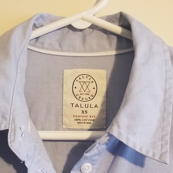 Talula Oxford Classic Fit Button Up Shirt - Picture 3 of 4